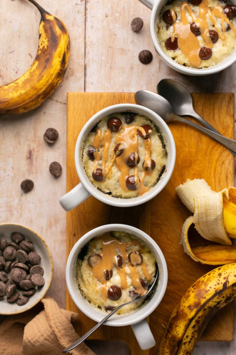 Banana-Chocolate Mug Cake