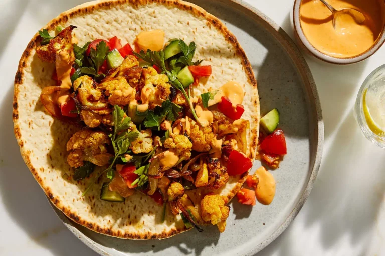 Cauliflower Shawarma with Cumin Tahini Sauce