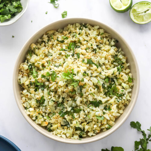 Cilantro Lime Cauliflower Rice